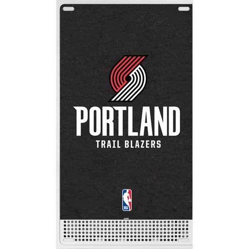 NBA Portland Trail Blazers Distressed Xbox Series S Console Skin